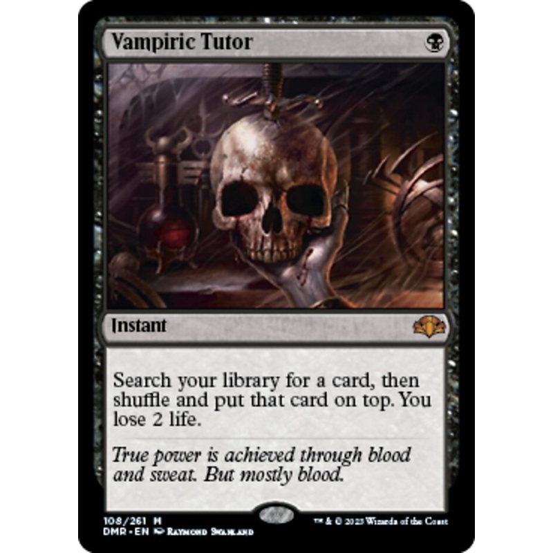 Vampiric Tutor [Dominaria Remastered]