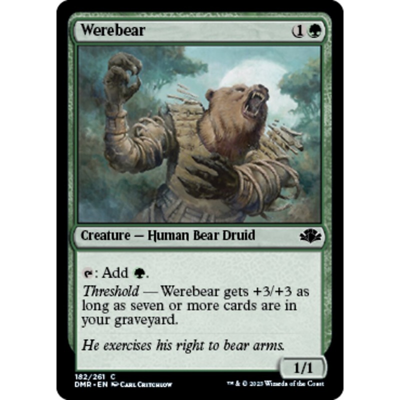 Werebear [Dominaria Remastered]
