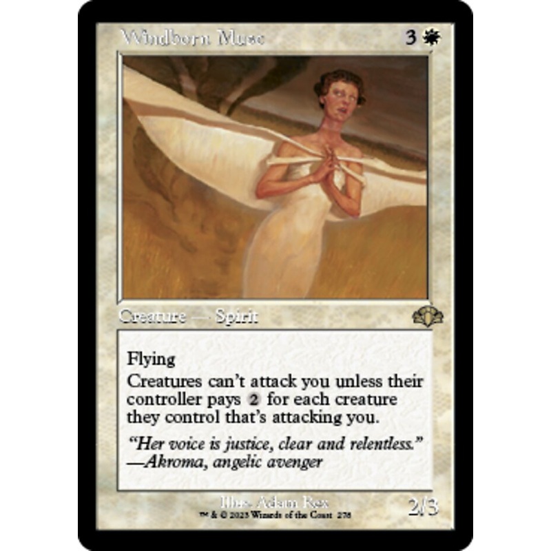Windborn Muse (Retro) [Dominaria Remastered]