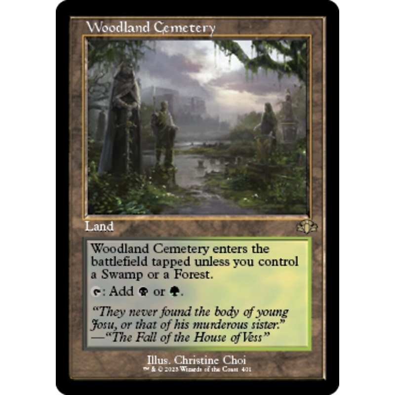 Woodland Cemetery (Retro) [Dominaria Remastered]