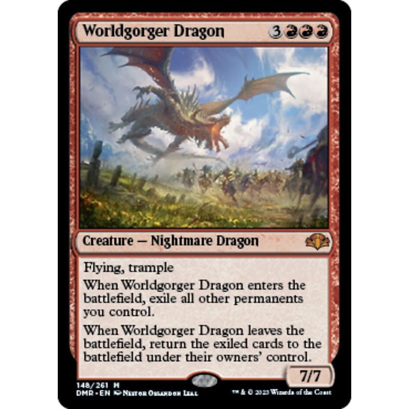 Worldgorger Dragon [Dominaria Remastered]