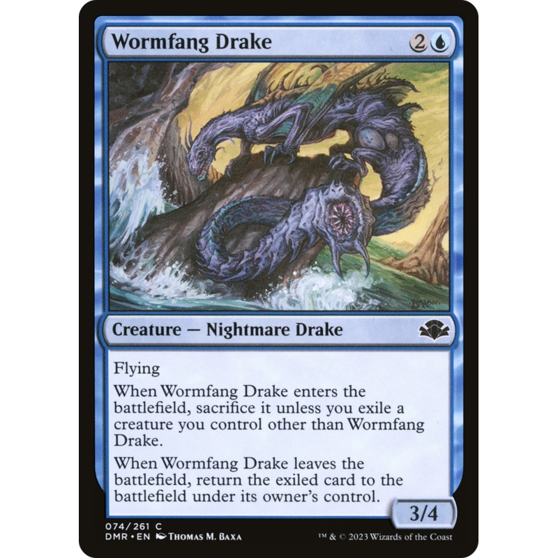 Wormfang Drake [Dominaria Remastered]
