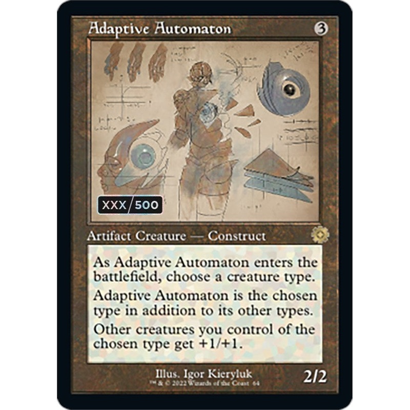 Adaptive Automaton (Retro Schematic) (Serialized) [The Brothers' War Retro Artifacts]