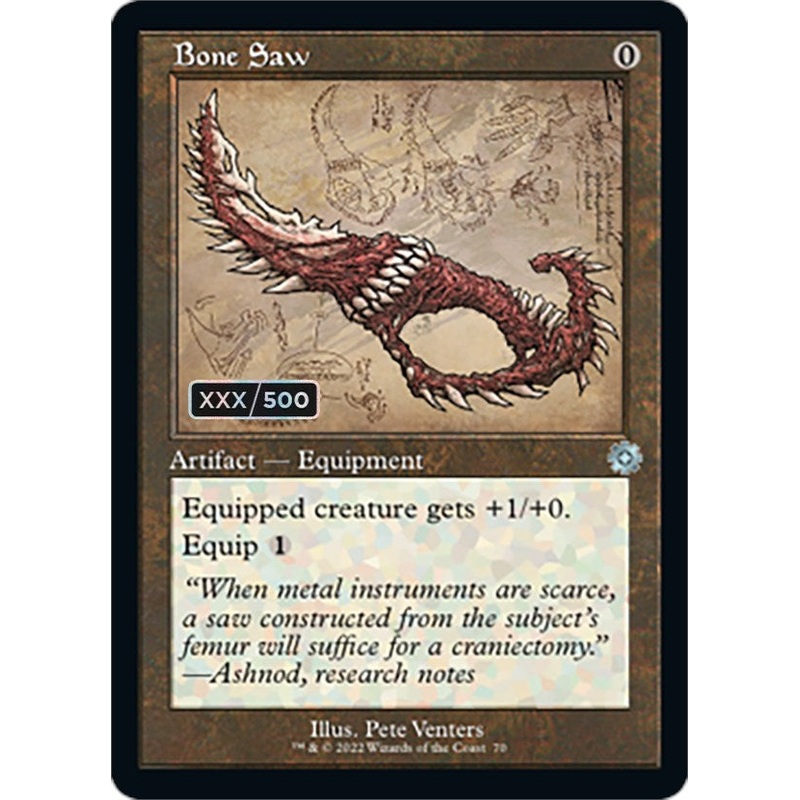 Bone Saw (Retro Schematic) (Serialized) [The Brothers' War Retro Artifacts]