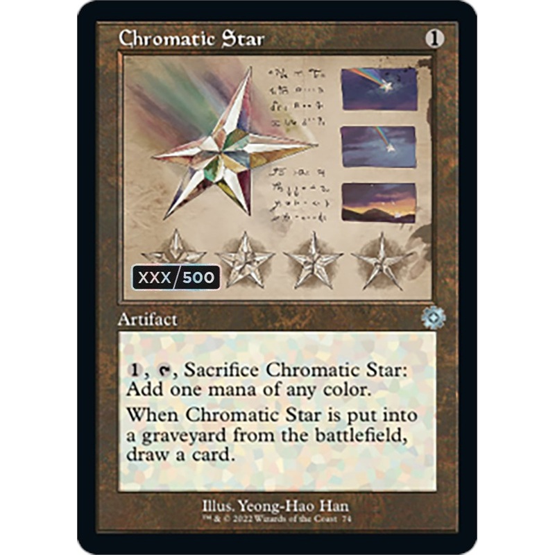 Chromatic Star (Retro Schematic) (Serialized) [The Brothers' War Retro Artifacts]