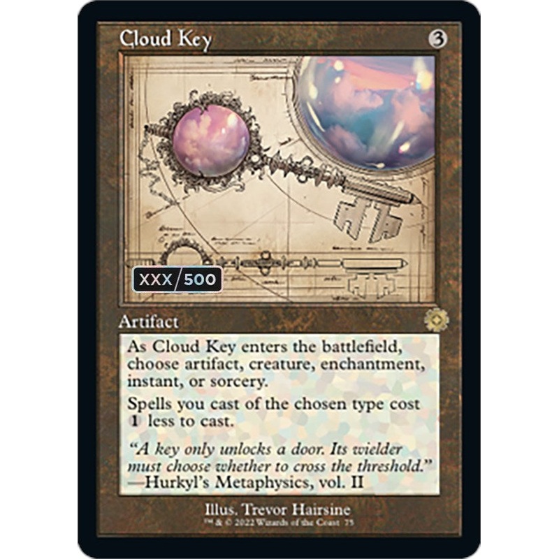 Cloud Key (Retro Schematic) (Serialized) [The Brothers' War Retro Artifacts]