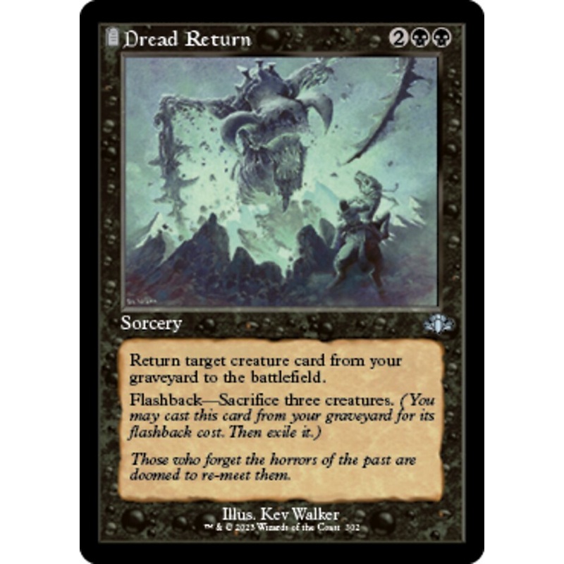 Dread Return (Retro) [Dominaria Remastered]