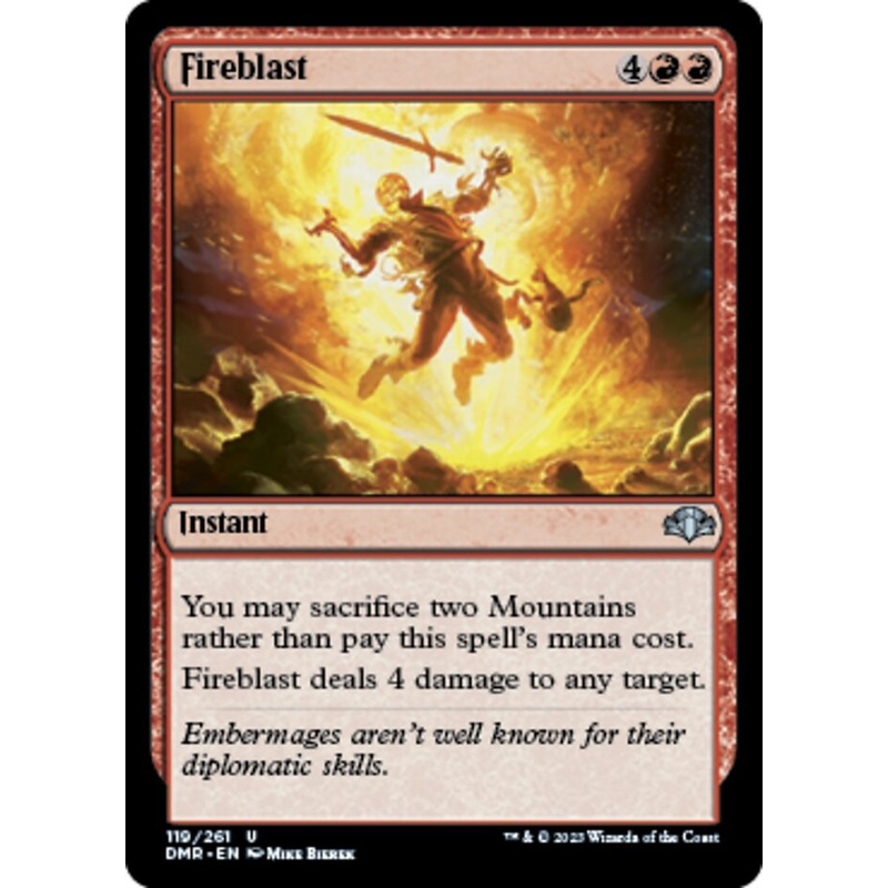 Fireblast [Dominaria Remastered]