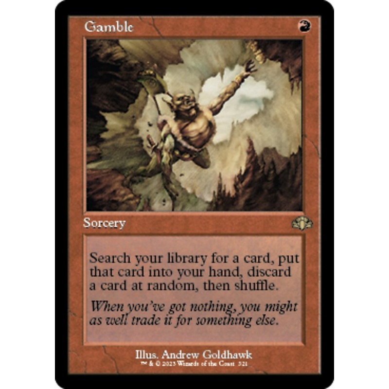 Gamble (Retro) [Dominaria Remastered]