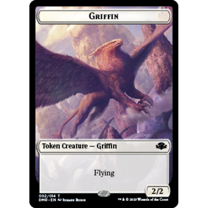 Griffin Token [Dominaria Remastered Tokens]