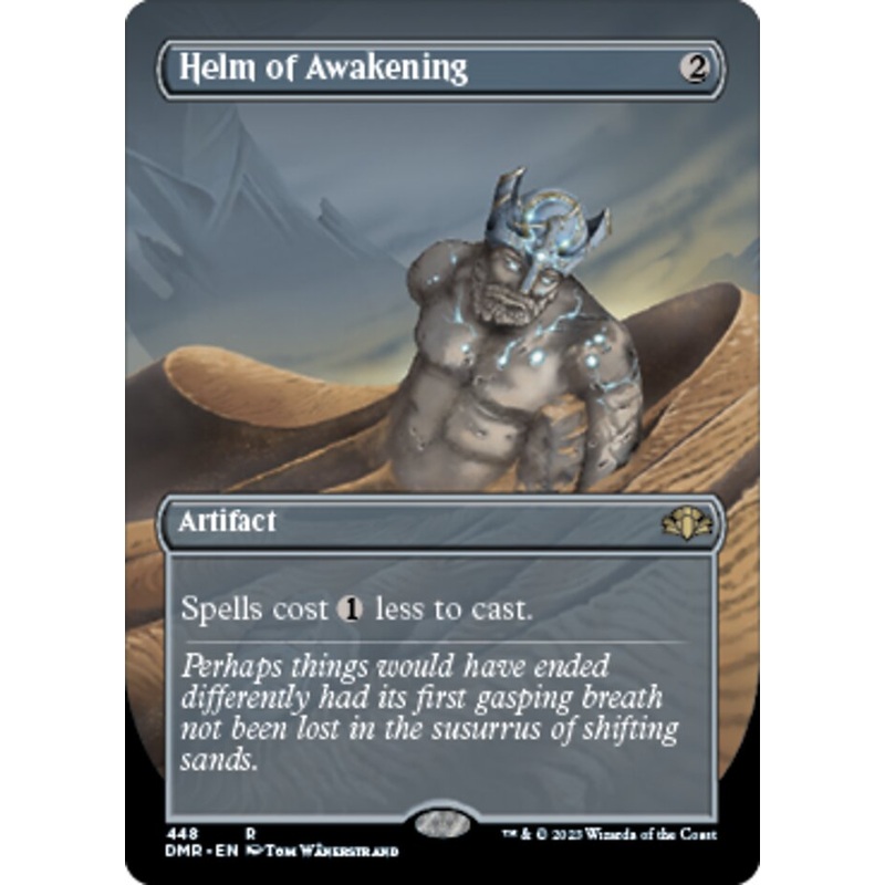 Helm of Awakening (Borderless Alternate Art) [Dominaria Remastered]