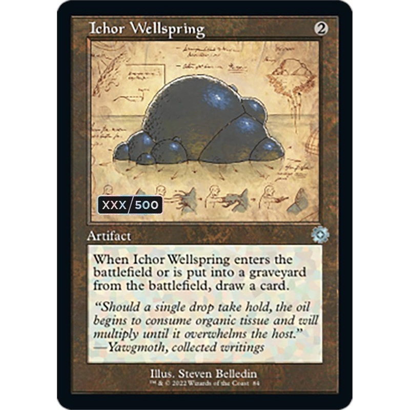 Ichor Wellspring (Retro Schematic) (Serialized) [The Brothers' War Retro Artifacts]