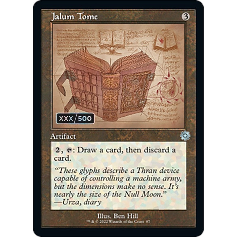 Jalum Tome (Retro Schematic) (Serialized) [The Brothers' War Retro Artifacts]
