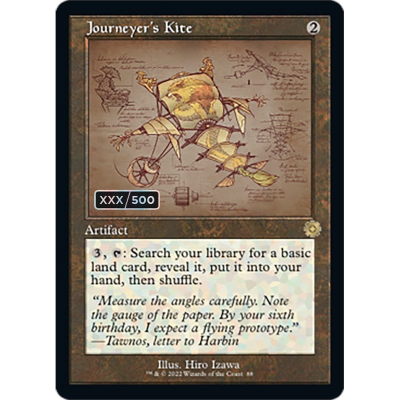 Journeyer's Kite (Retro Schematic) (Serialized) [The Brothers' War Retro Artifacts]