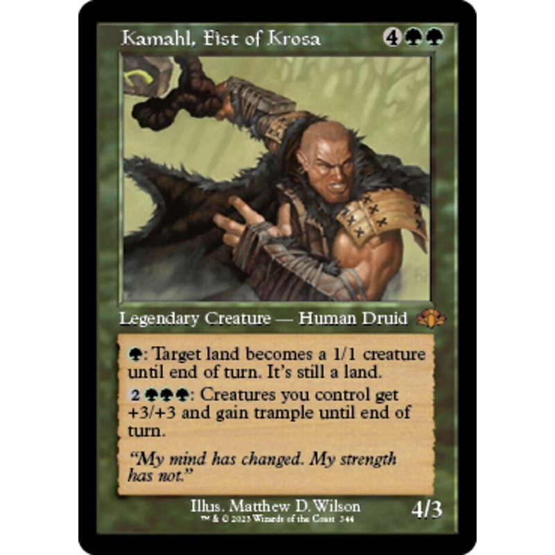 Kamahl, Fist of Krosa (Retro) [Dominaria Remastered]