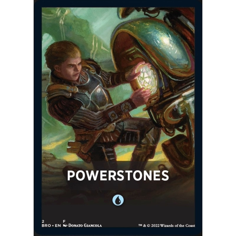 Powerstones Theme Card [The Brothers' War Tokens]