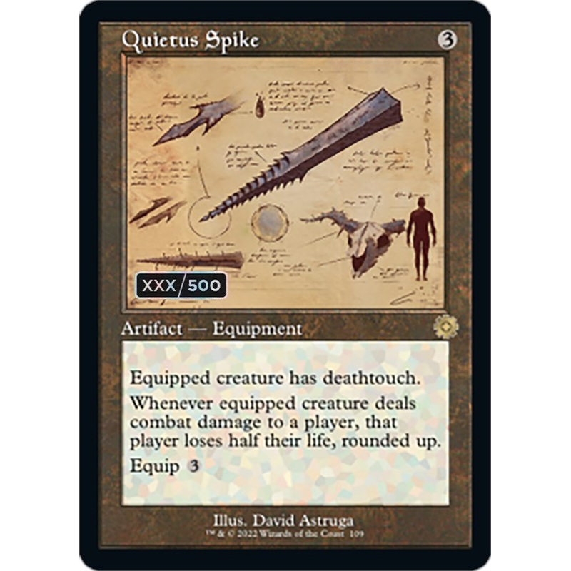 Quietus Spike (Retro Schematic) (Serialized) [The Brothers' War Retro Artifacts]