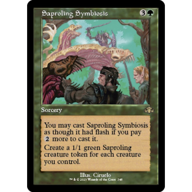 Saproling Symbiosis (Retro) [Dominaria Remastered]