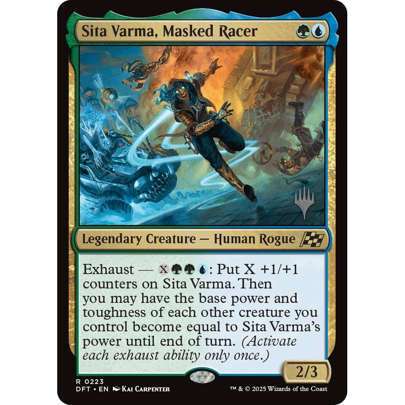 Sita Varma, Masked Racer (Promo Pack) [Aetherdrift Promos]