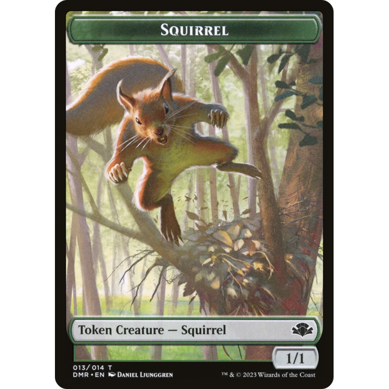 Squirrel Token [Dominaria Remastered Tokens]