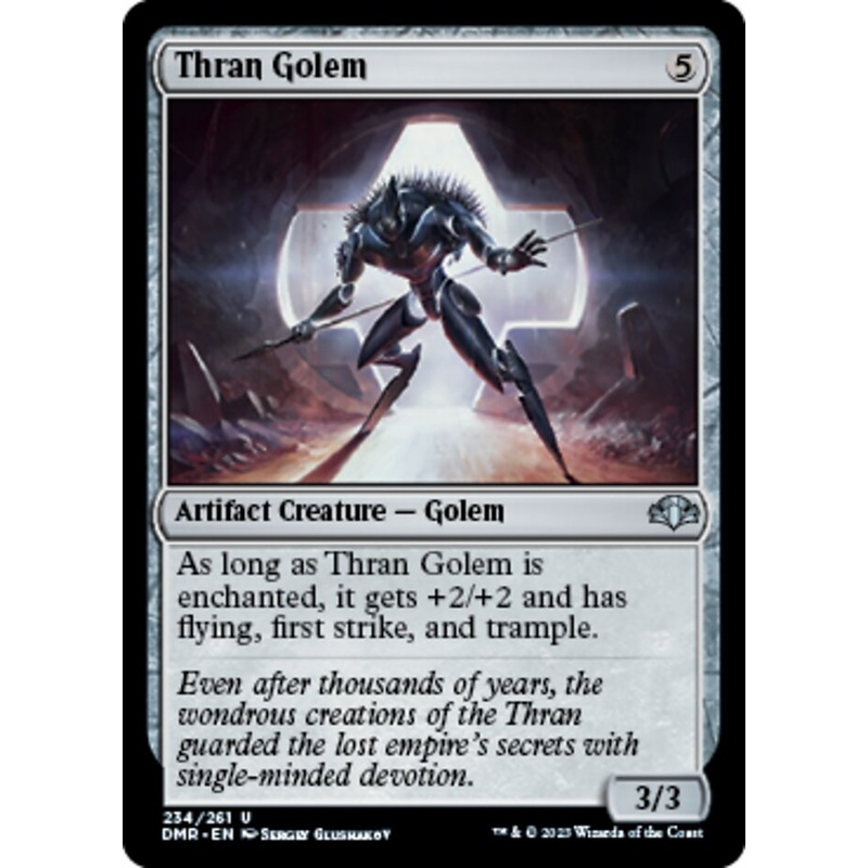 Thran Golem [Dominaria Remastered]