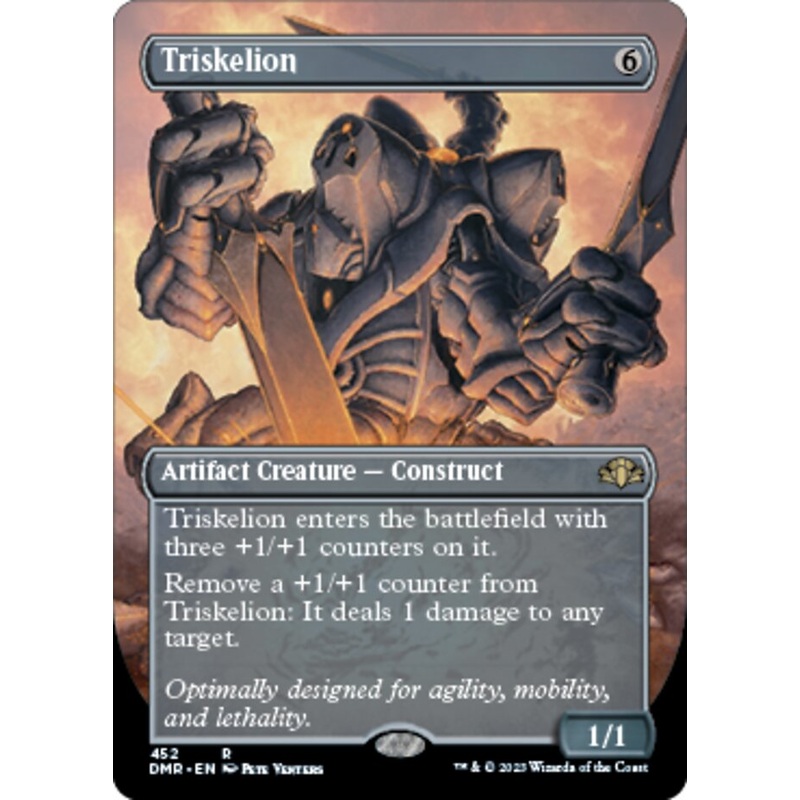 Triskelion (Borderless Alternate Art) [Dominaria Remastered]