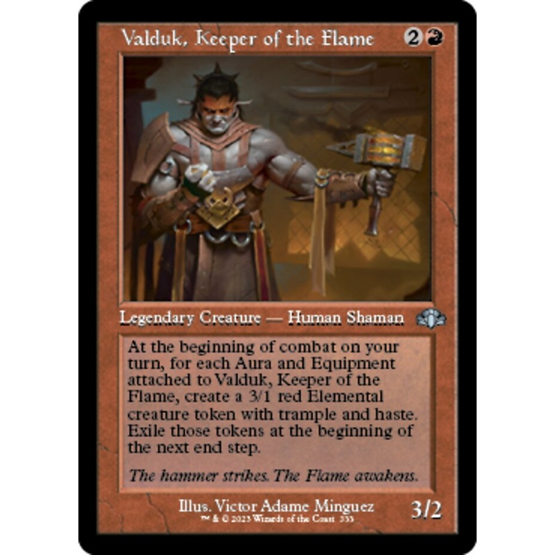 Valduk, Keeper of the Flame (Retro) [Dominaria Remastered]