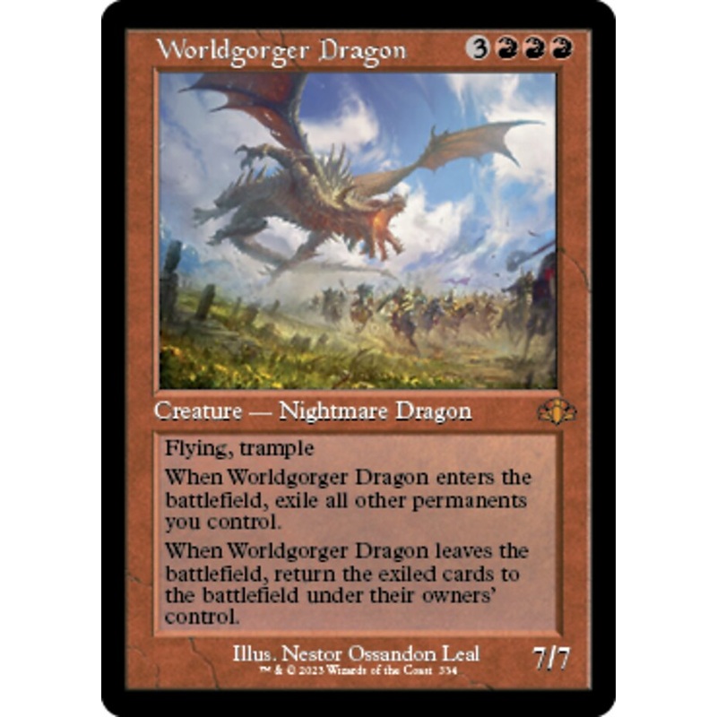 Worldgorger Dragon (Retro) [Dominaria Remastered]