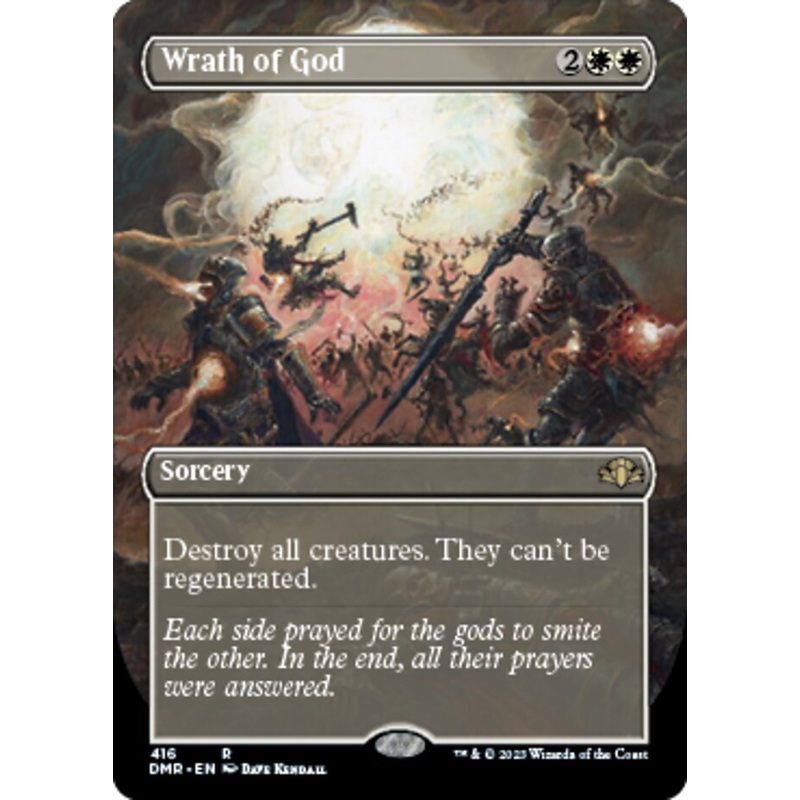 Wrath of God (Borderless Alternate Art) [Dominaria Remastered]