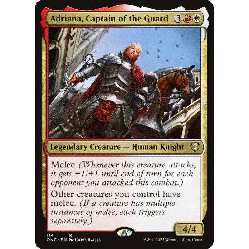 Adriana, Captain of the Guard [Phyrexia: All Will Be One Commander]