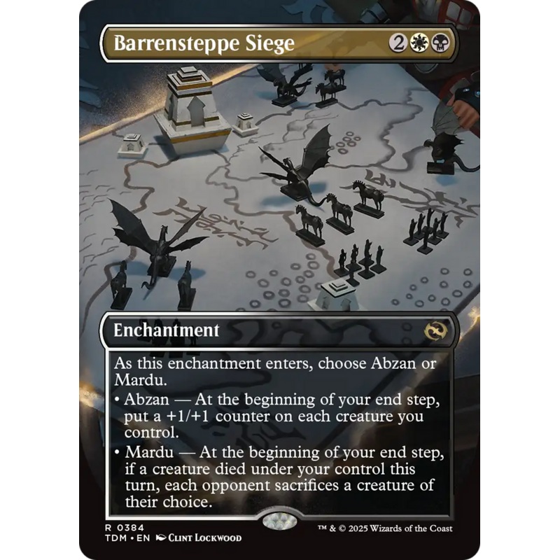 Barrensteppe Siege (Borderless) [Tarkir: Dragonstorm]