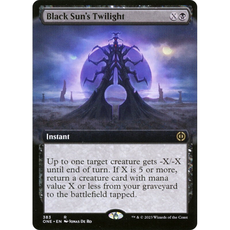 Black Sun's Twilight (Extended Art) [Phyrexia: All Will Be One]