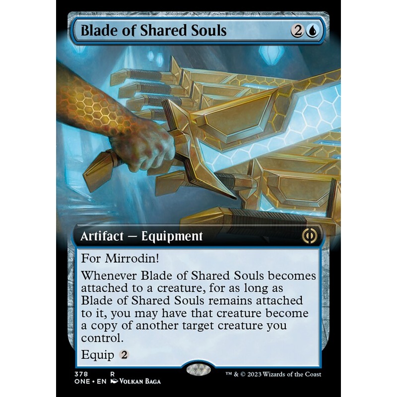 Blade of Shared Souls (Extended Art) [Phyrexia: All Will Be One]