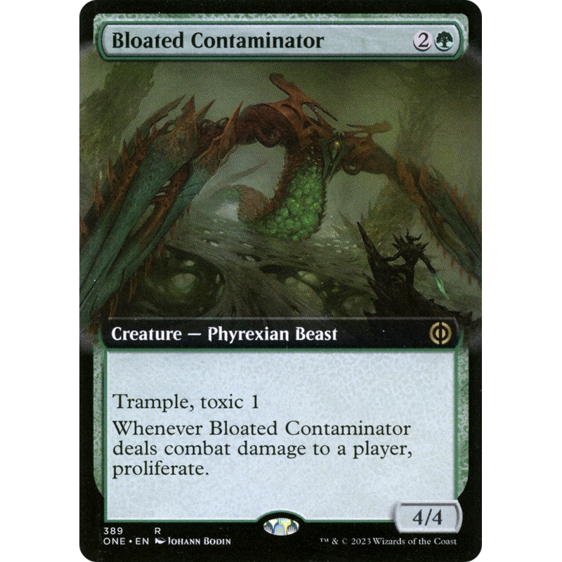 Bloated Contaminator (Extended Art) [Phyrexia: All Will Be One]
