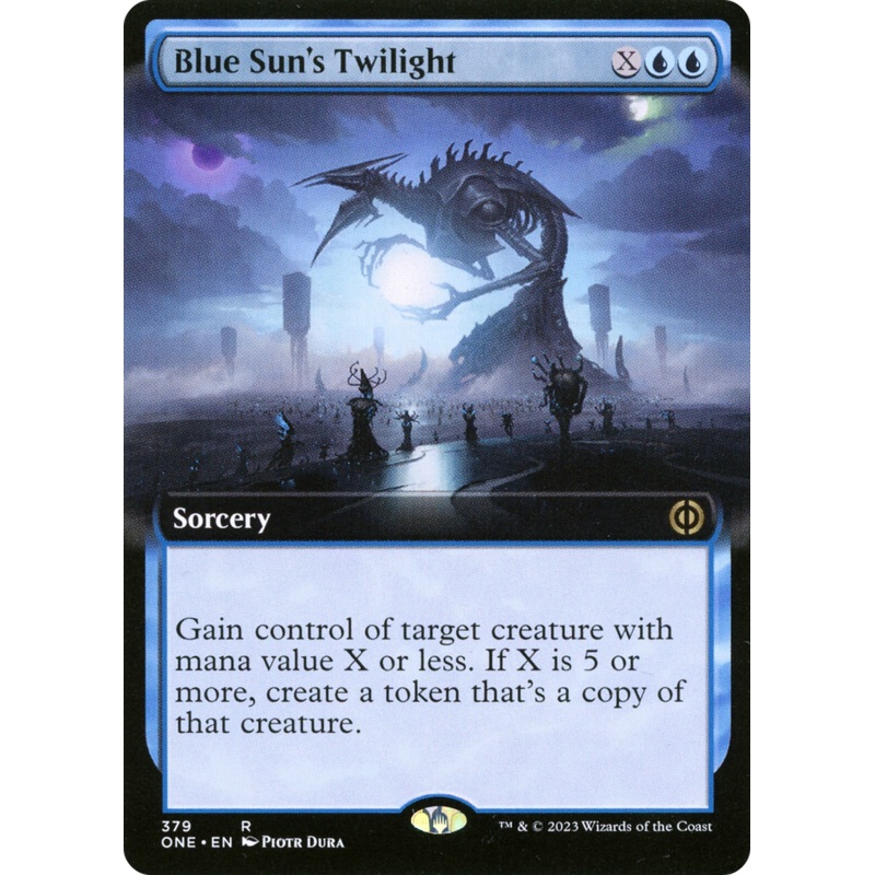 Blue Sun's Twilight (Extended Art) [Phyrexia: All Will Be One]