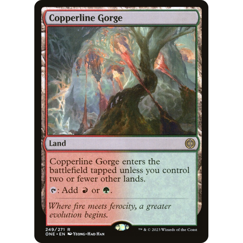 Copperline Gorge [Phyrexia: All Will Be One]