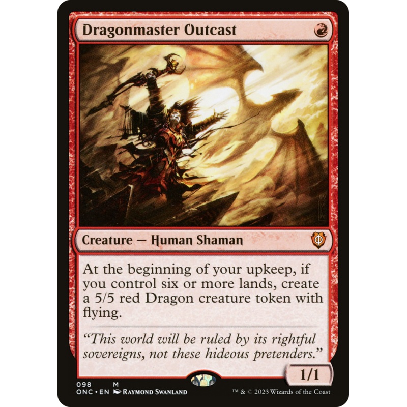 Dragonmaster Outcast [Phyrexia: All Will Be One Commander]