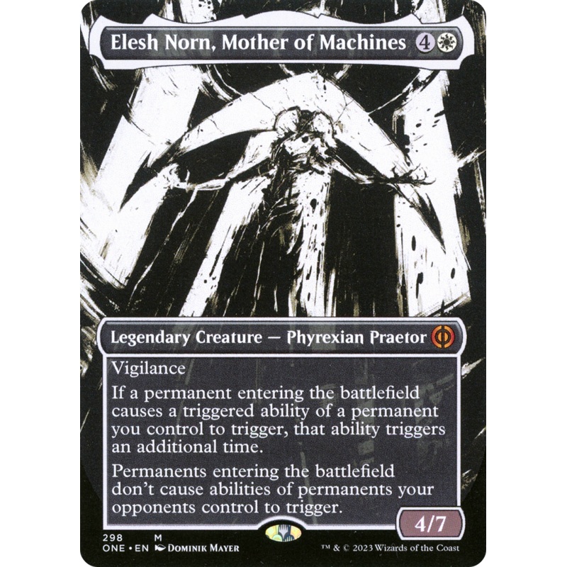 Elesh Norn, Mother of Machines (Borderless Ichor) [Phyrexia: All Will Be One]