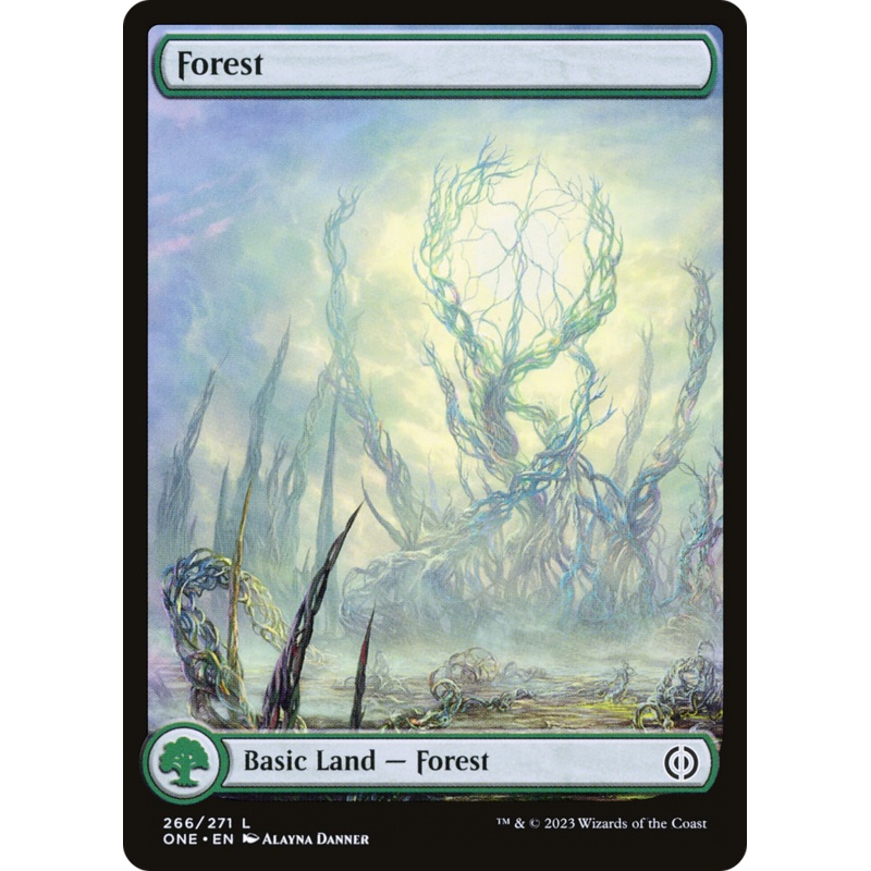 Forest (266) (Full-Art) [Phyrexia: All Will Be One]