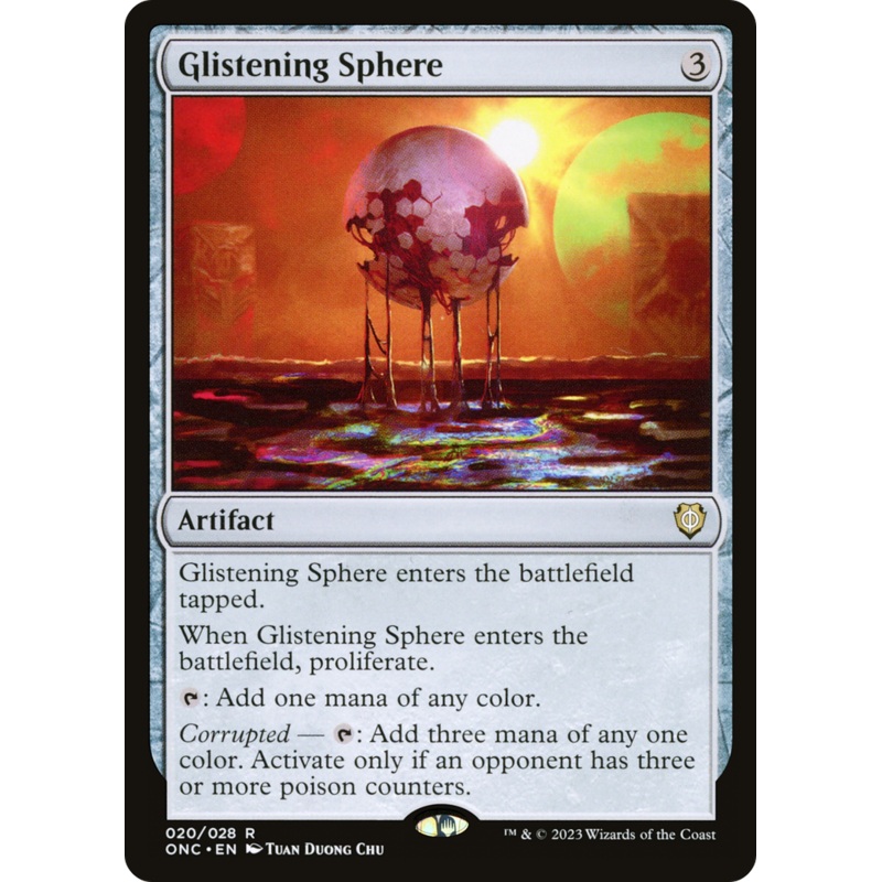 Glistening Sphere [Phyrexia: All Will Be One Commander]
