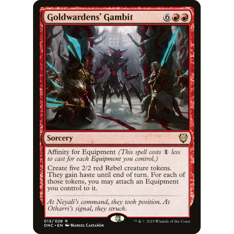 Goldwardens' Gambit [Phyrexia: All Will Be One Commander]