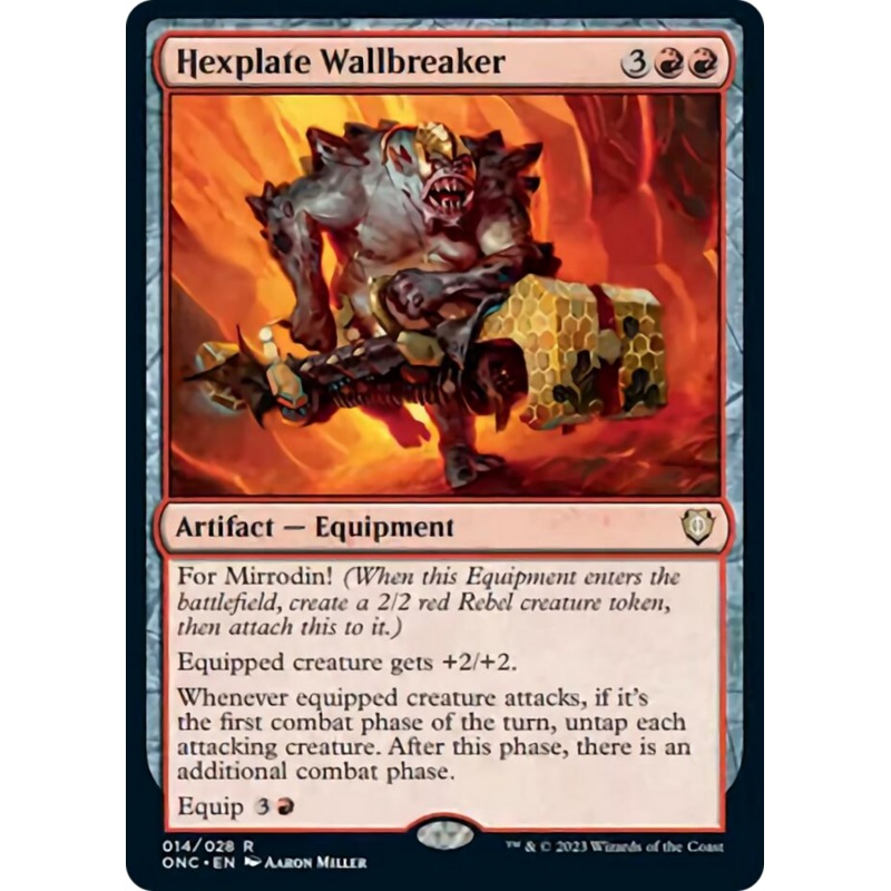 Hexplate Wallbreaker [Phyrexia: All Will Be One Commander]