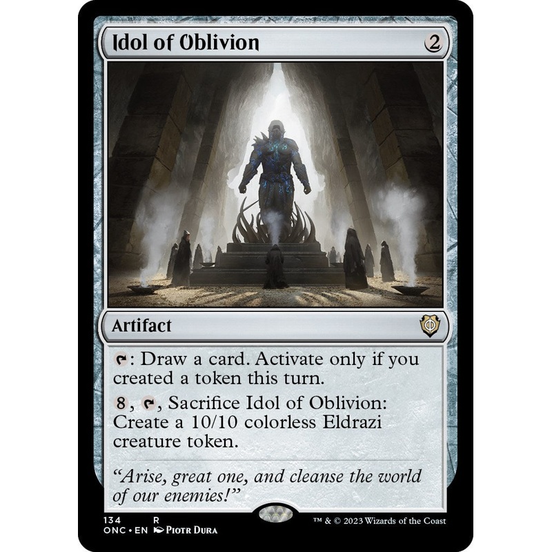 Idol of Oblivion [Phyrexia: All Will Be One Commander]