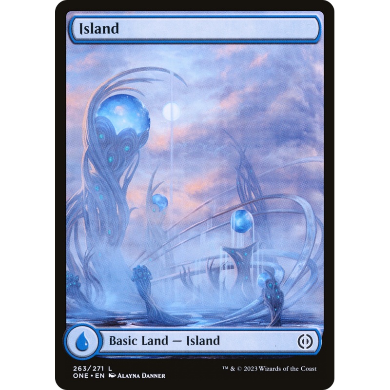 Island (263) (Full-Art) [Phyrexia: All Will Be One]