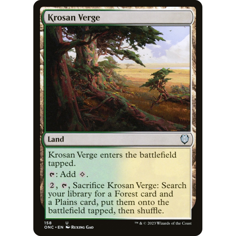 Krosan Verge [Phyrexia: All Will Be One Commander]