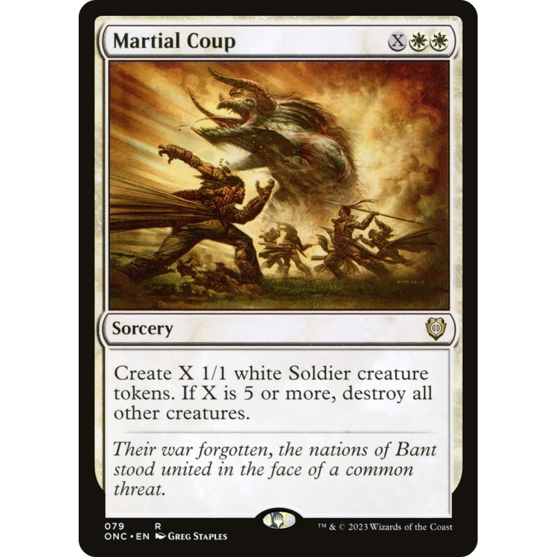 Martial Coup [Phyrexia: All Will Be One Commander]