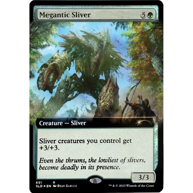 Megantic Sliver (Extended Art) [Secret Lair Drop Promos]