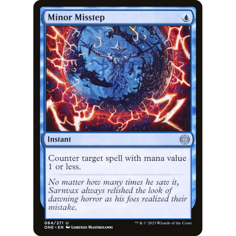 Minor Misstep [Phyrexia: All Will Be One]