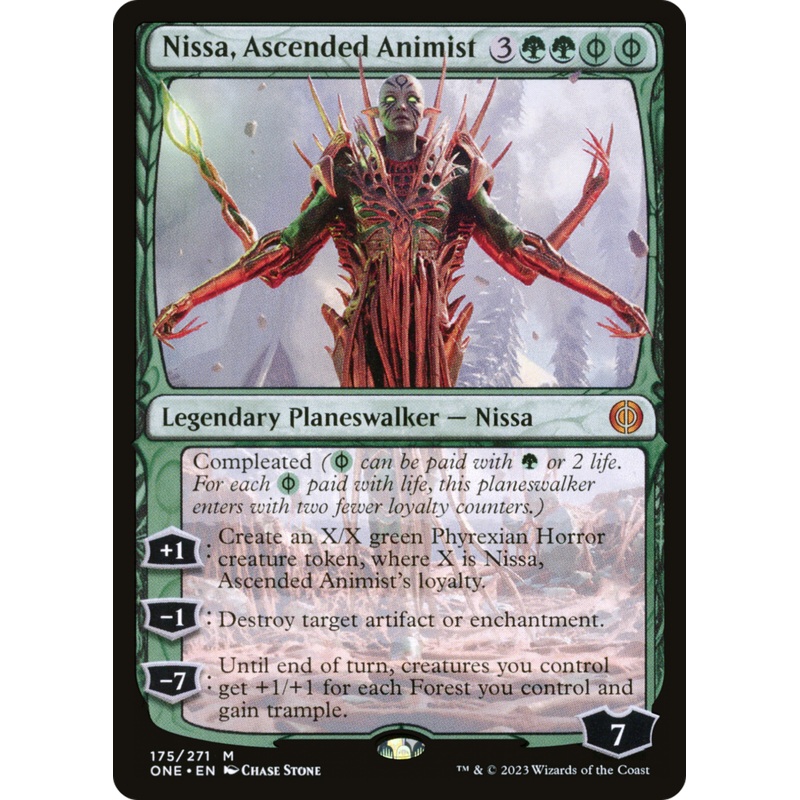 Nissa, Ascended Animist [Phyrexia: All Will Be One]