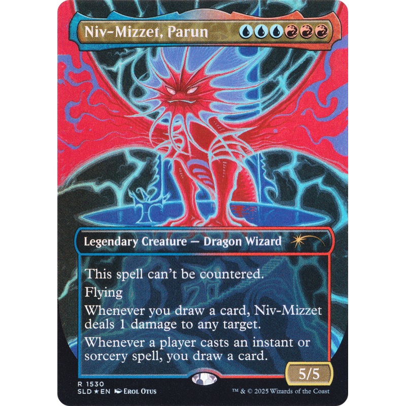 Niv-Mizzet, Parun (Rainbow Foil) [Secret Lair Drop Series]